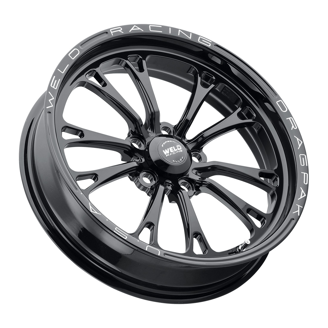 WELD Racing Dodge Dragpak V-Series 17X4.5 -13 Gloss Black Milled