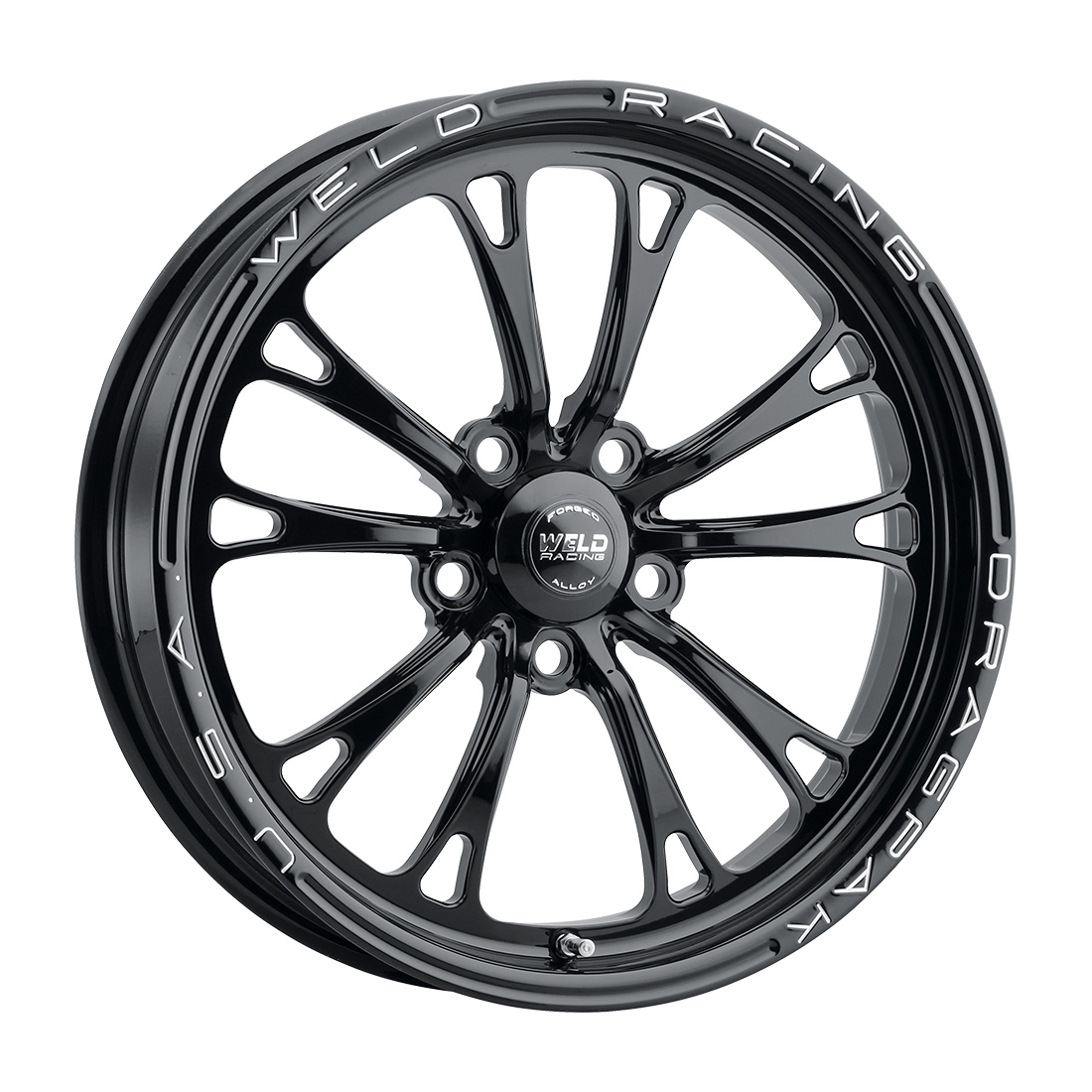 WELD Racing Dodge Dragpak V-Series 17X4.5 -13 Gloss Black Milled