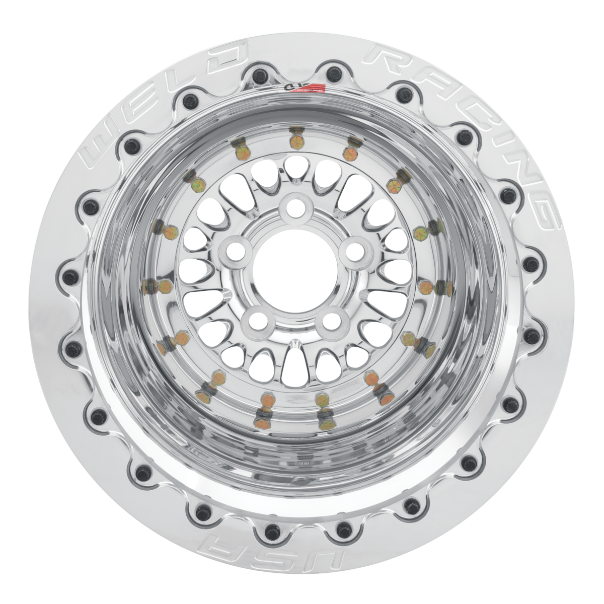 WELD Racing Rpm 15X10 -64 Polished Center - Polished Shell