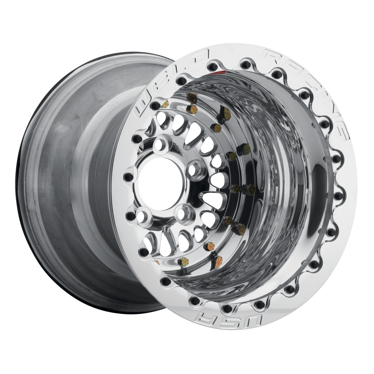 WELD Racing Rpm 15X10 -64 Polished Center - Polished Shell