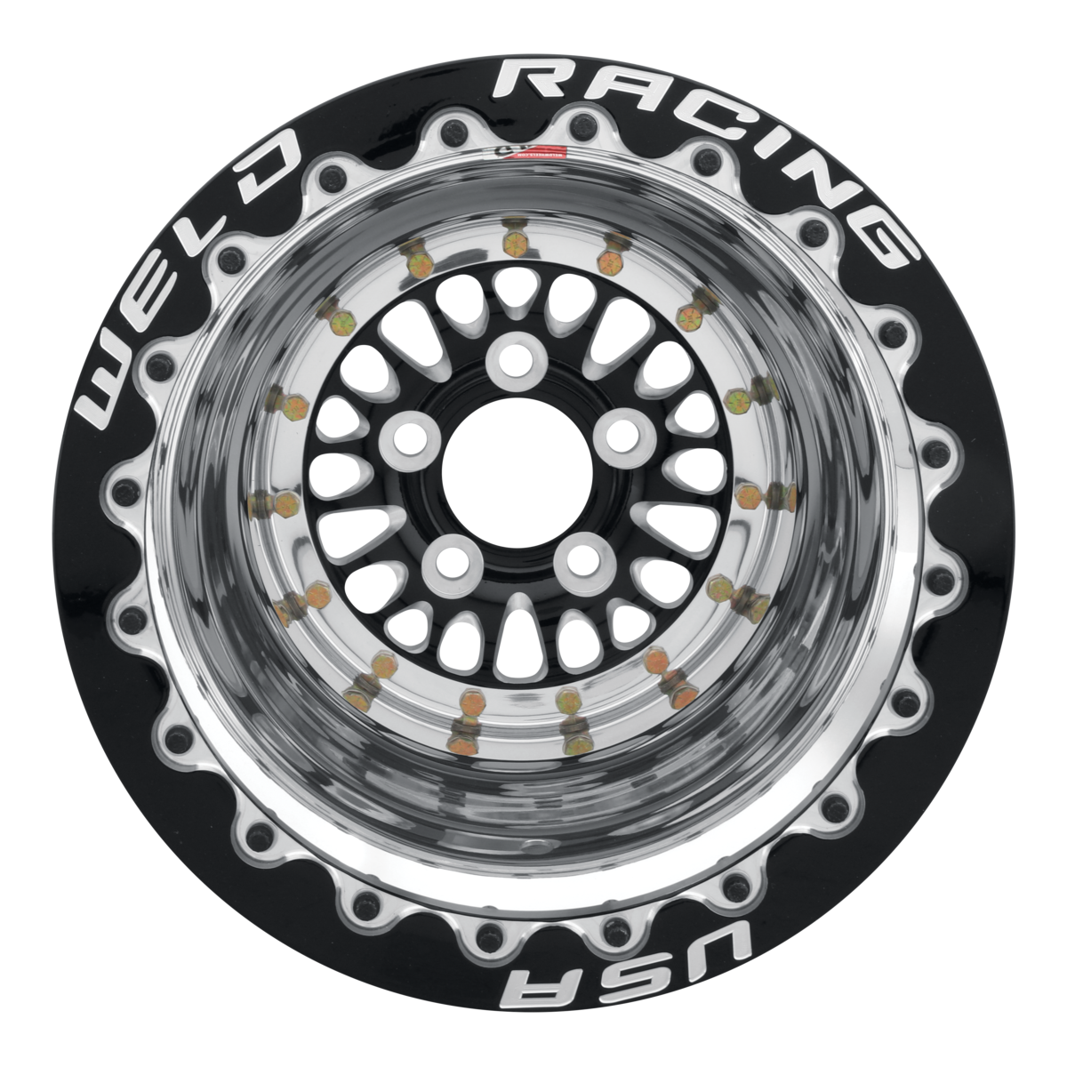 WELD Racing Rpm 15X10 -38 Black Center - Polished Shell