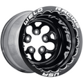 WELD Racing Alpha-1 15X13 -127 Gloss Black Center - Gloss Black Shell