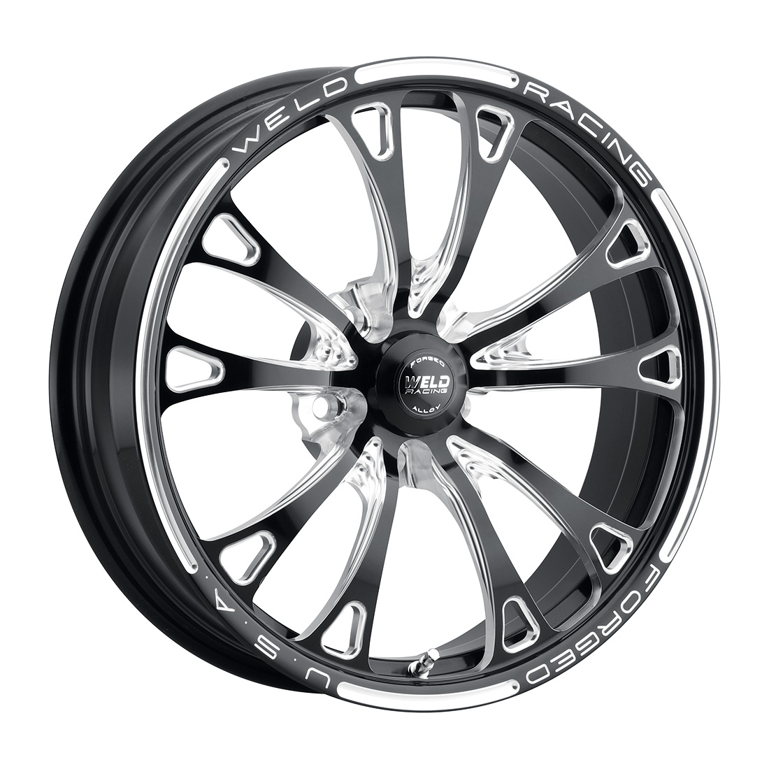 WELD Racing V-Series Frontrunner 20X5 -20 Gloss Black Milled