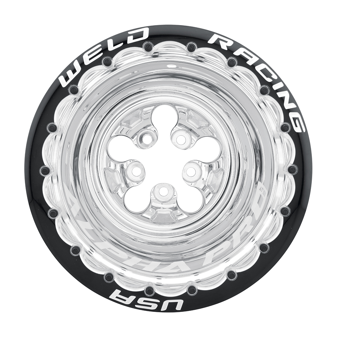 WELD Racing Alpha-1 Pro 15X15 -178 Polished Center - Polished Shell