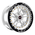 WELD Racing Full Throttle Beadlock 15X10 +51 Polished Center - Polished Shell