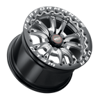 WELD Street Performance Belmont Beadlock 15X10 +45 Gloss Black Milled