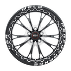 WELD Street Performance Belmont Beadlock 17X10 +25 Gloss Black Milled