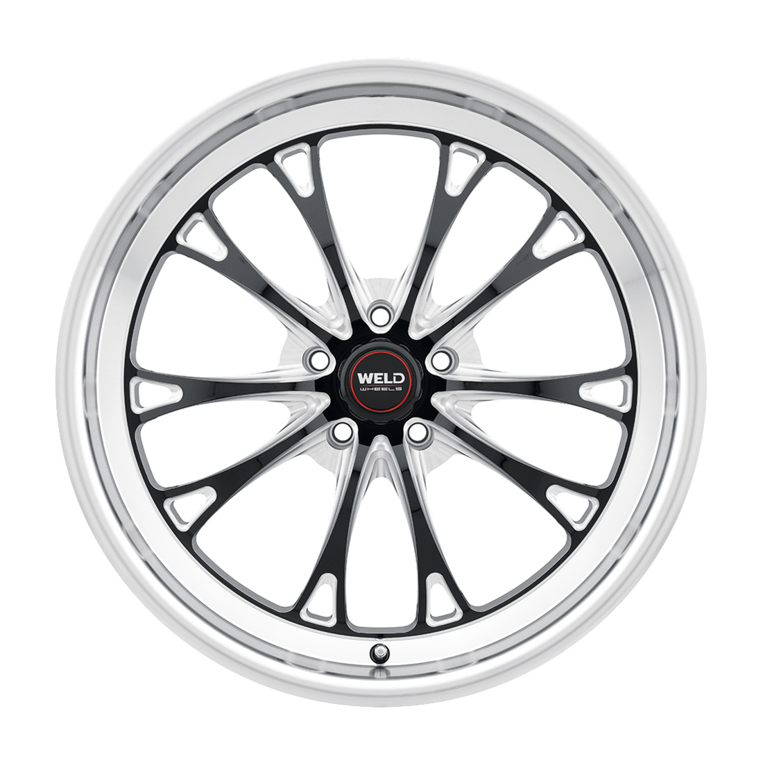 WELD Street Performance Belmont Street 20X9 +20 Gloss Black Milled
