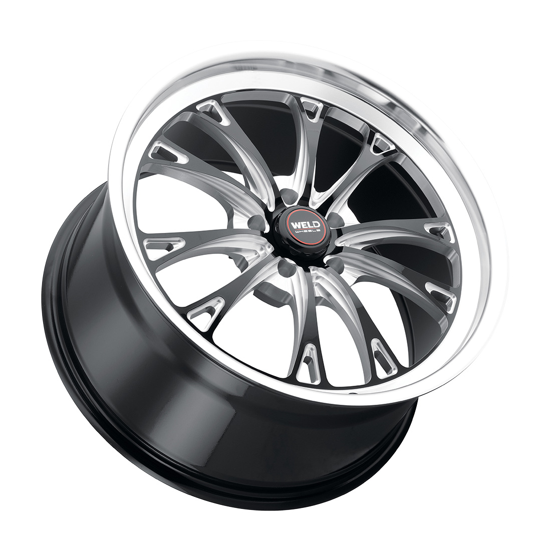 WELD Street Performance Belmont Street 20X10.5 +38 Gloss Black Milled