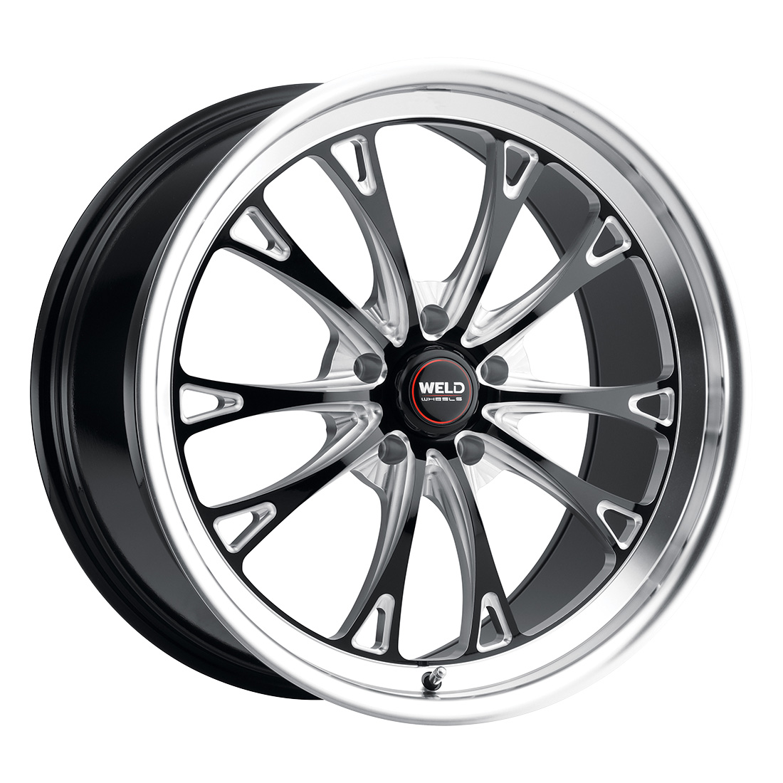 WELD Street Performance Belmont Street 20X9.5 +0 Gloss Black Milled