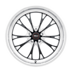WELD Street Performance Belmont Street 20X12 +52 Gloss Black Milled