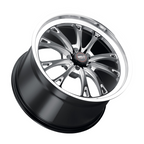 WELD Street Performance Belmont Street 20X12 +52 Gloss Black Milled