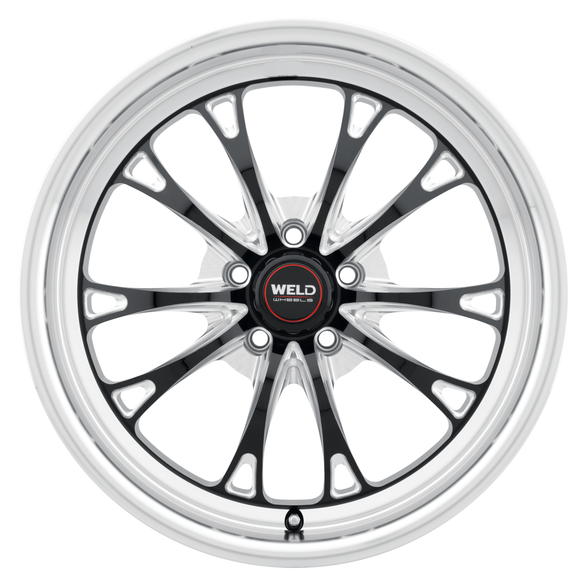 WELD Street Performance Belmont Drag 18X5 -23 Gloss Black Milled