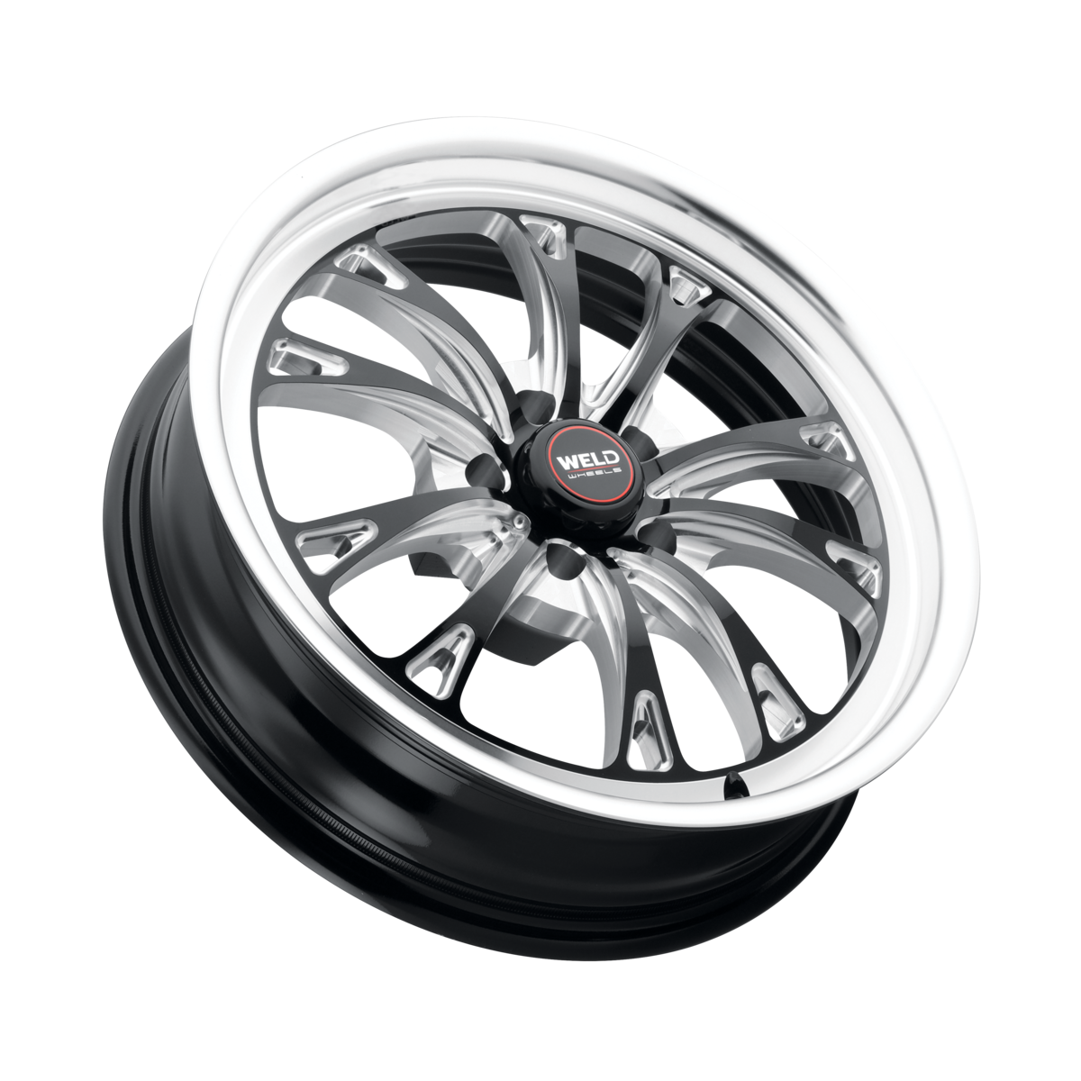 WELD Street Performance Belmont Drag 20X8 +0 Gloss Black Milled