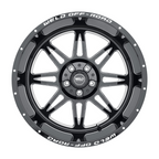 WELD Off-Road Cheyenne 22X10 -18 Gloss Black Milled