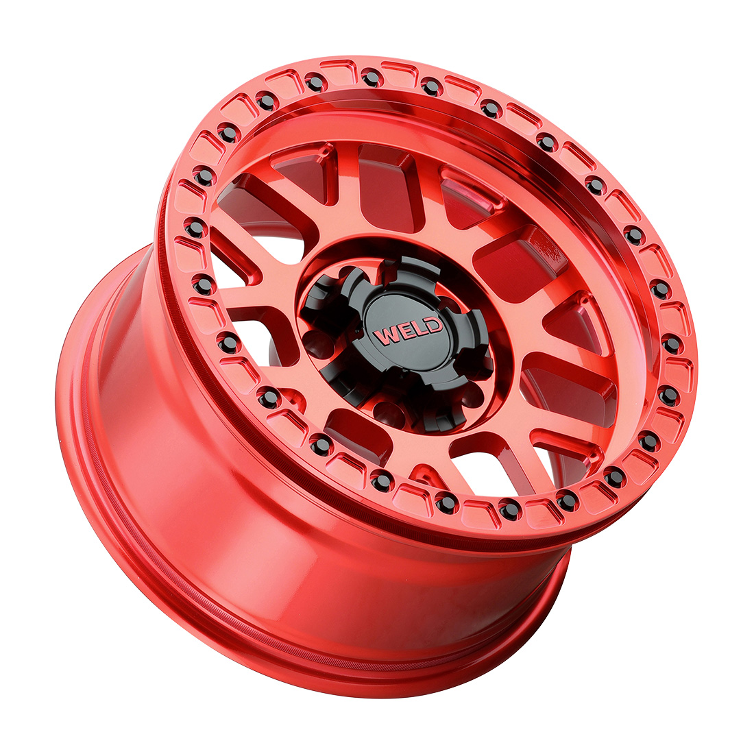 WELD Off-Road Cinch Beadlock 17X9 -12 Candy Red