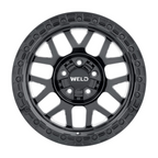 WELD Off-Road Cinch 17X9 -12 Gloss Black Milled