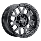 WELD Off-Road Cinch 17X9 -12 Gloss Black Milled