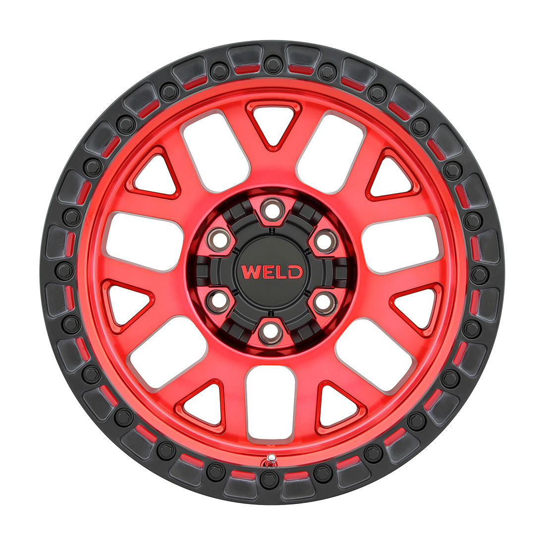 WELD Off-Road Cinch 17X9 -12 Candy Red