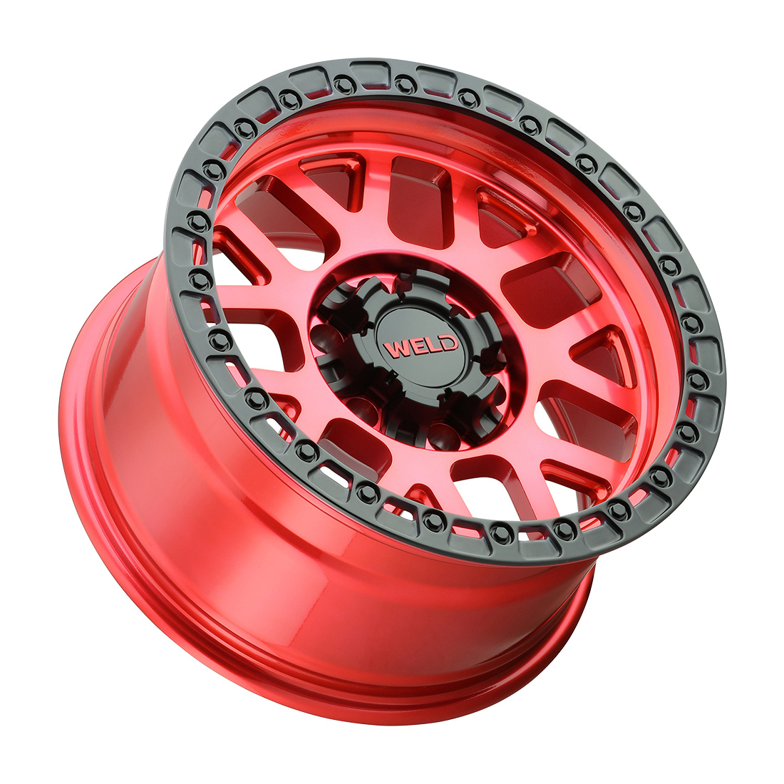 WELD Off-Road Cinch 17X9 +0 Candy Red