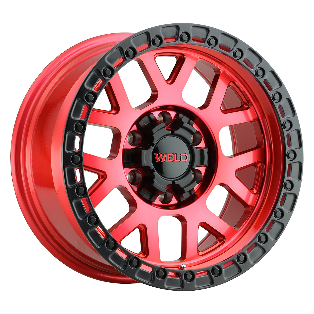WELD Off-Road Cinch 17X9 -12 Candy Red