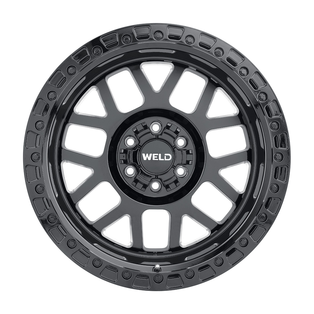 WELD Off-Road Cinch 20X9 +0 Gloss Black Milled
