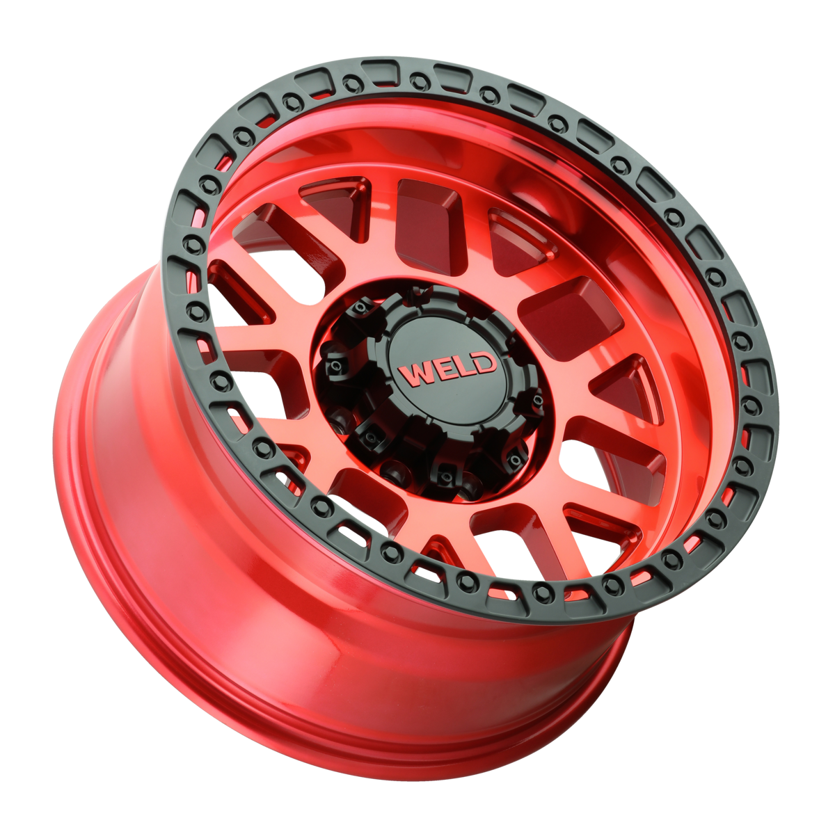 WELD Off-Road Cinch 20X10 -18 Candy Red