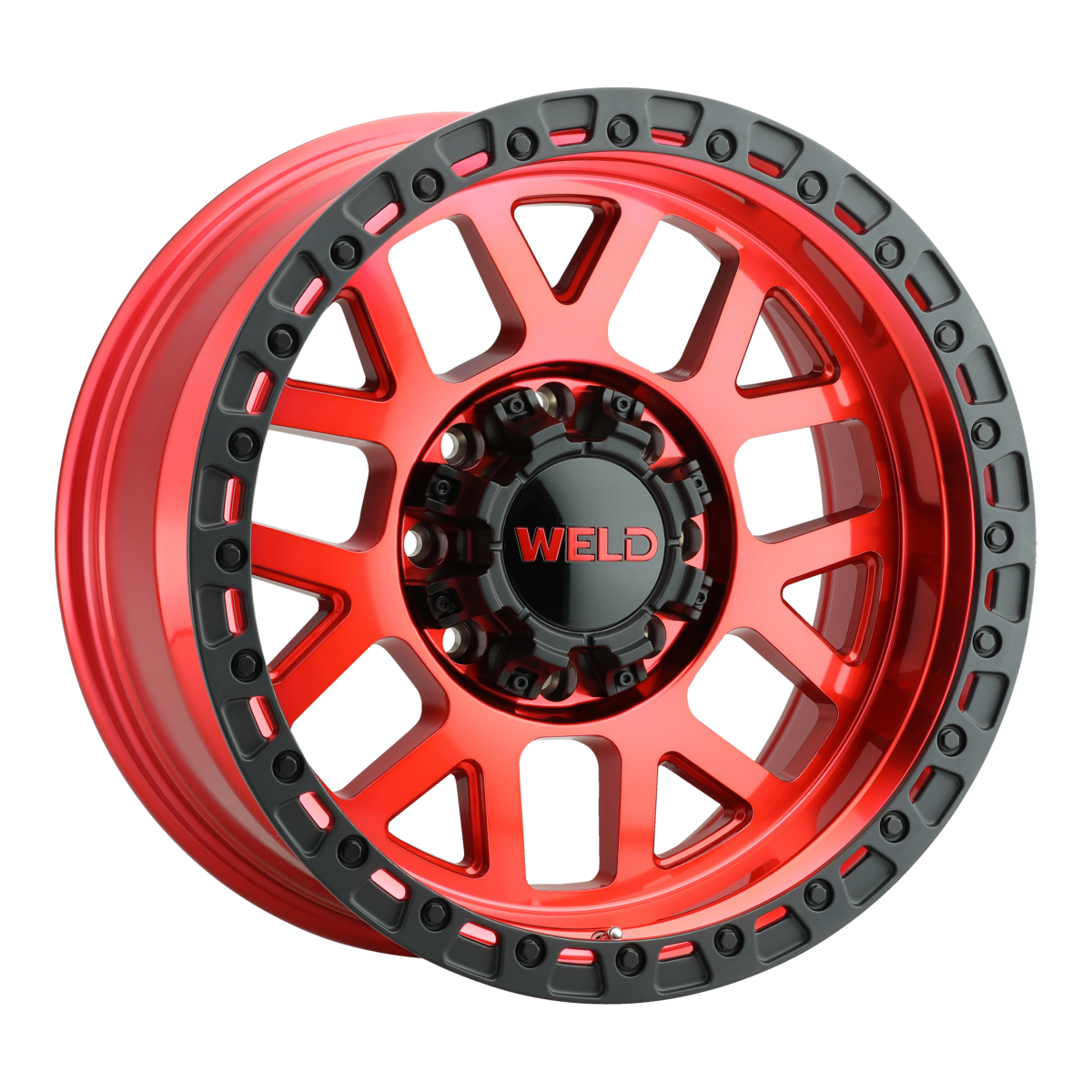 WELD Off-Road Cinch 20X10 -18 Candy Red