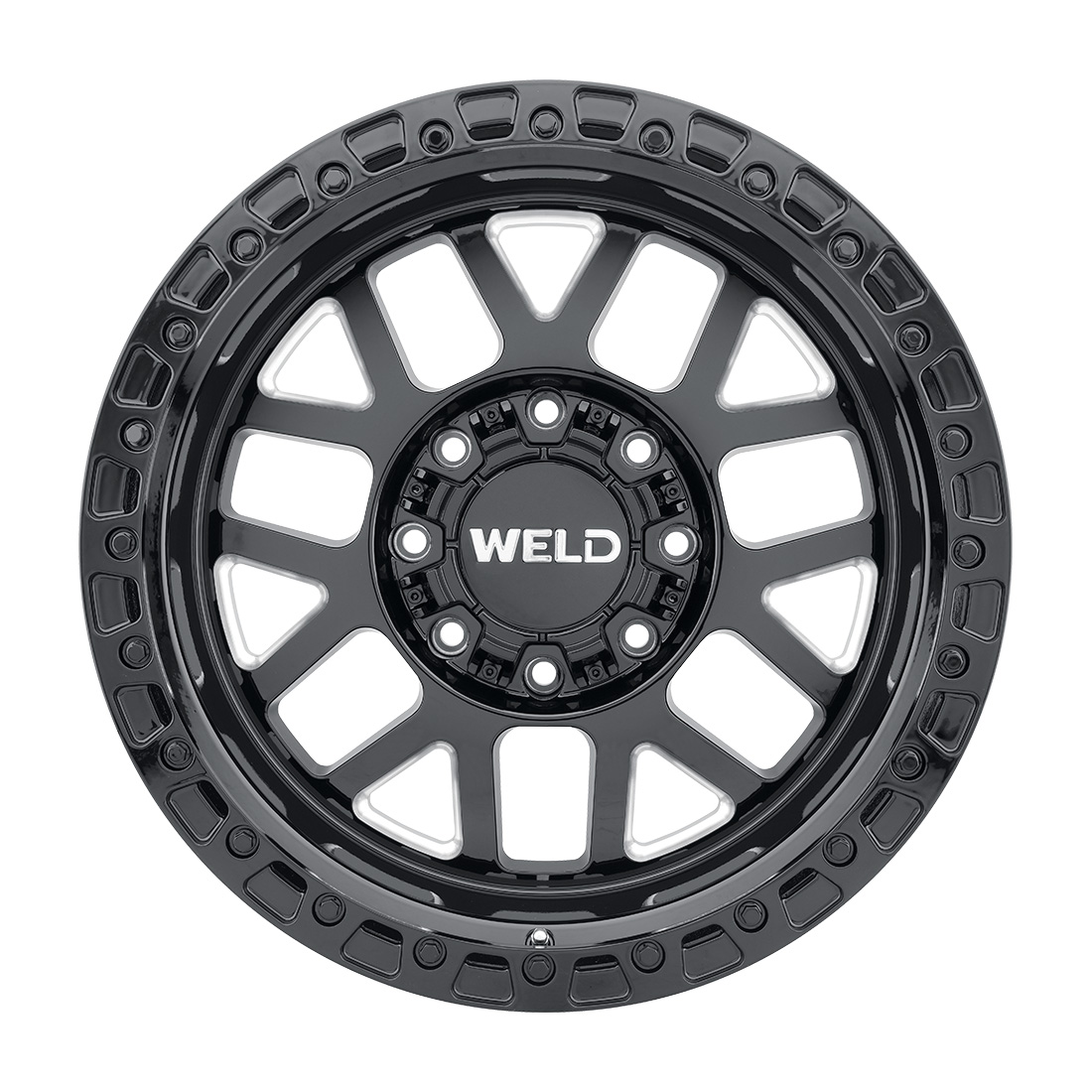 WELD Off-Road Cinch 20X10 -18 Gloss Black Milled
