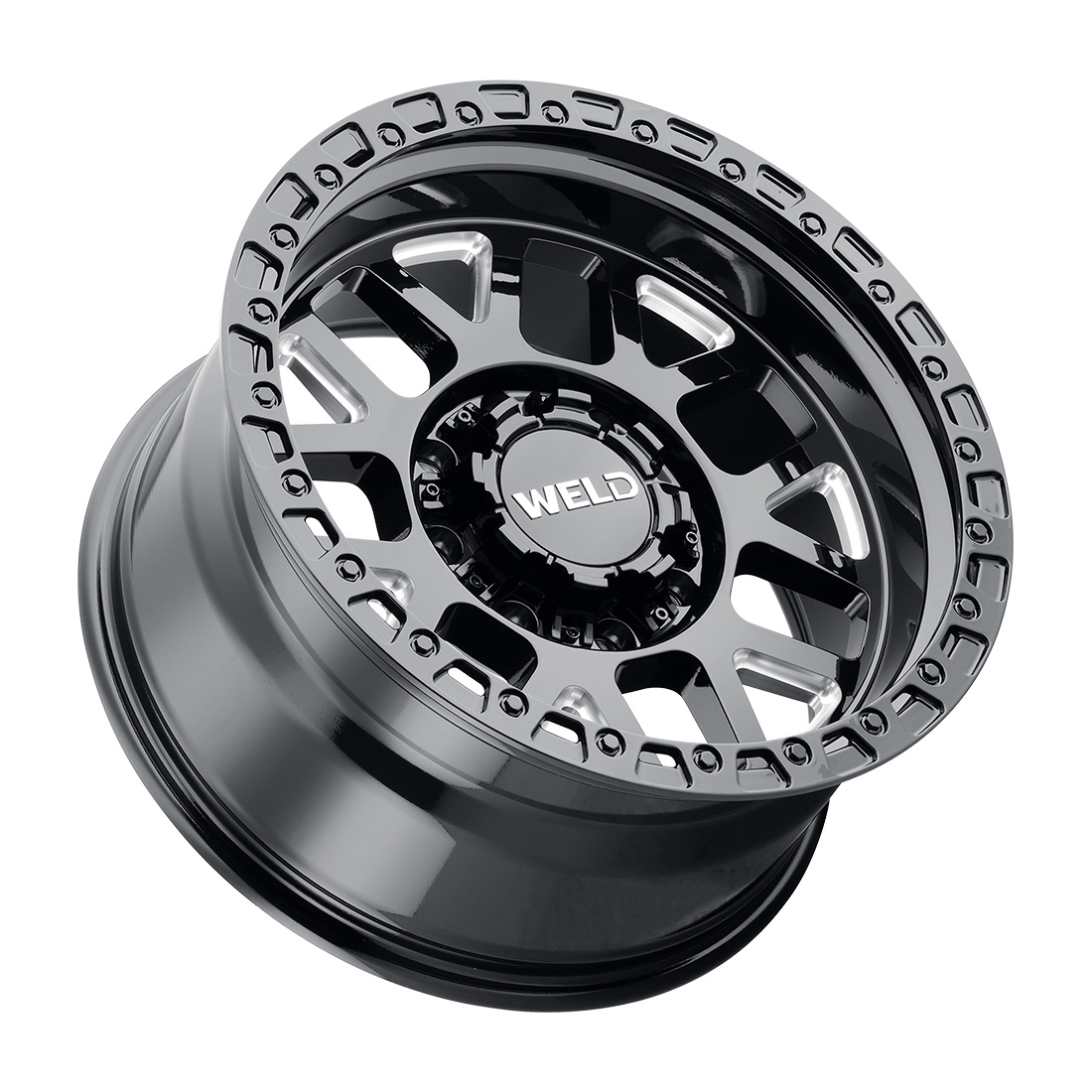 WELD Off-Road Cinch 20X9 +0 Gloss Black Milled