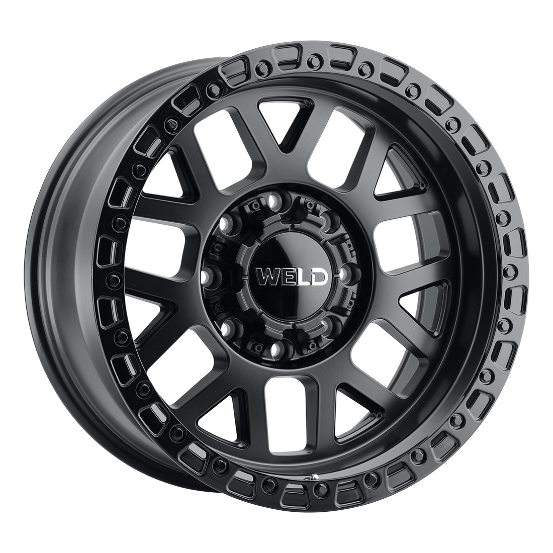 WELD Off-Road Cinch 20X9 +0 Satin Black