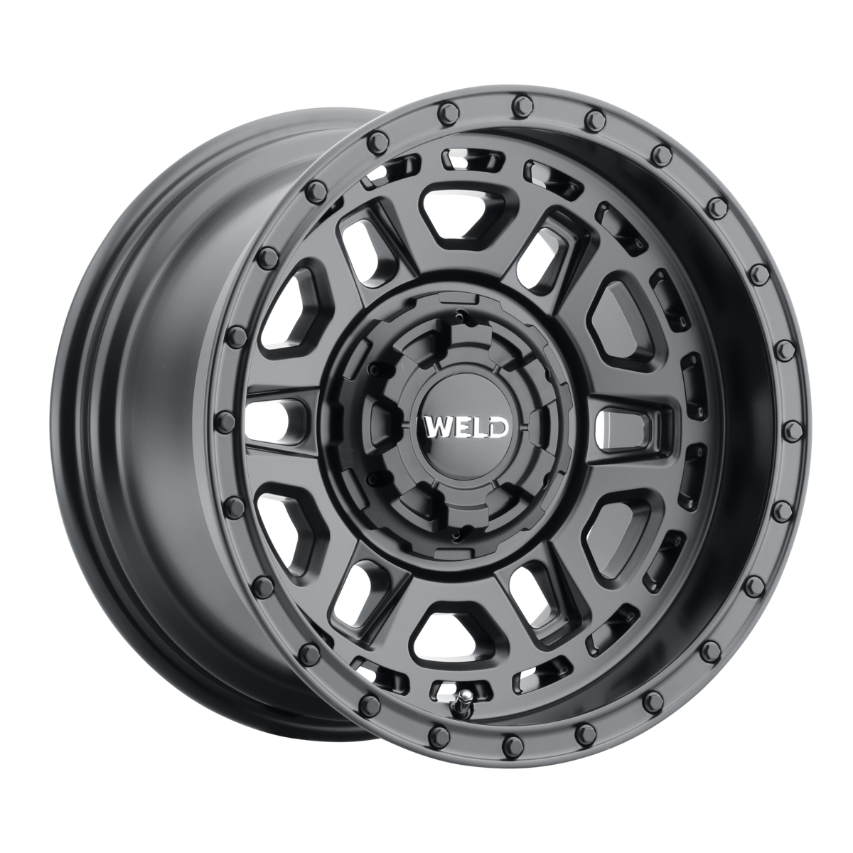 WELD Off-Road Crux 17X9 -12 Satin Black