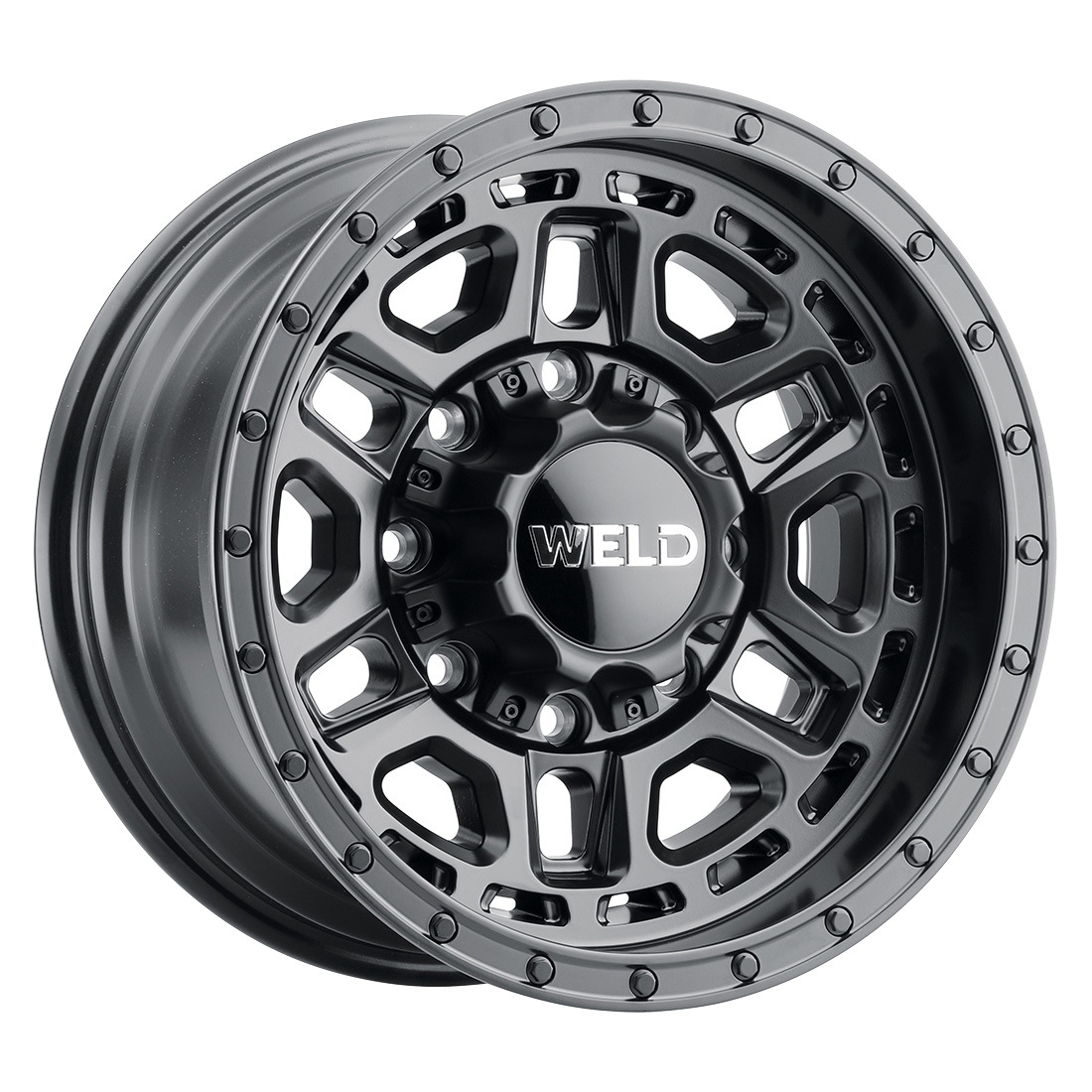 WELD Off-Road Crux 17X9 +0 Satin Black