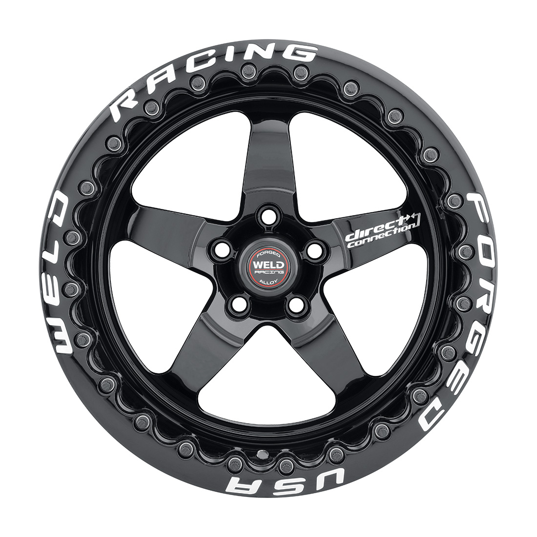 WELD Racing Direct Connection S71 17X11 + Gloss Black