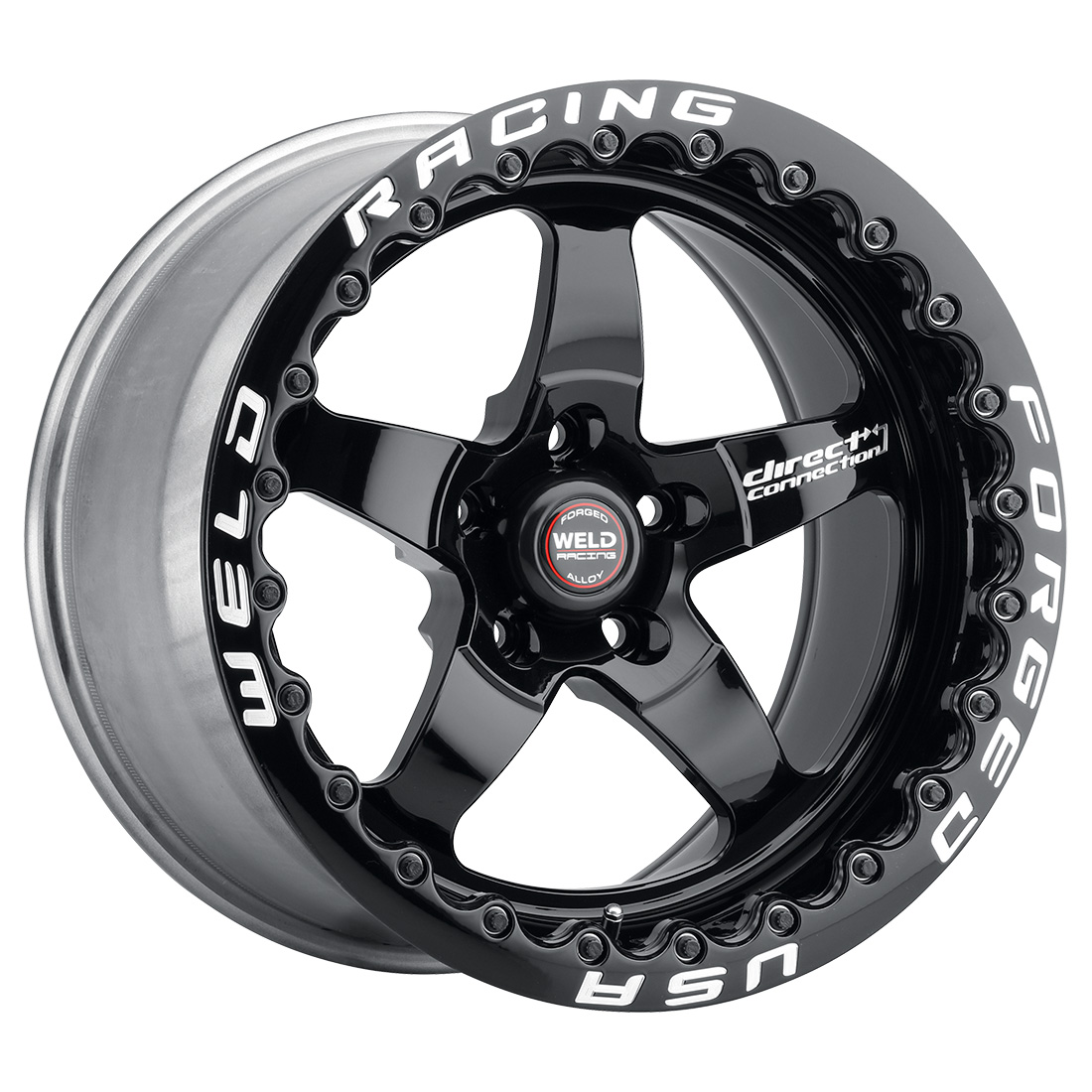 WELD Racing Direct Connection S71 17X11 + Gloss Black