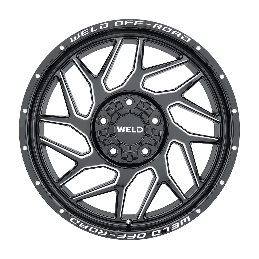 WELD Off-Road Fulcrum 20X9 +0 Gloss Black Milled