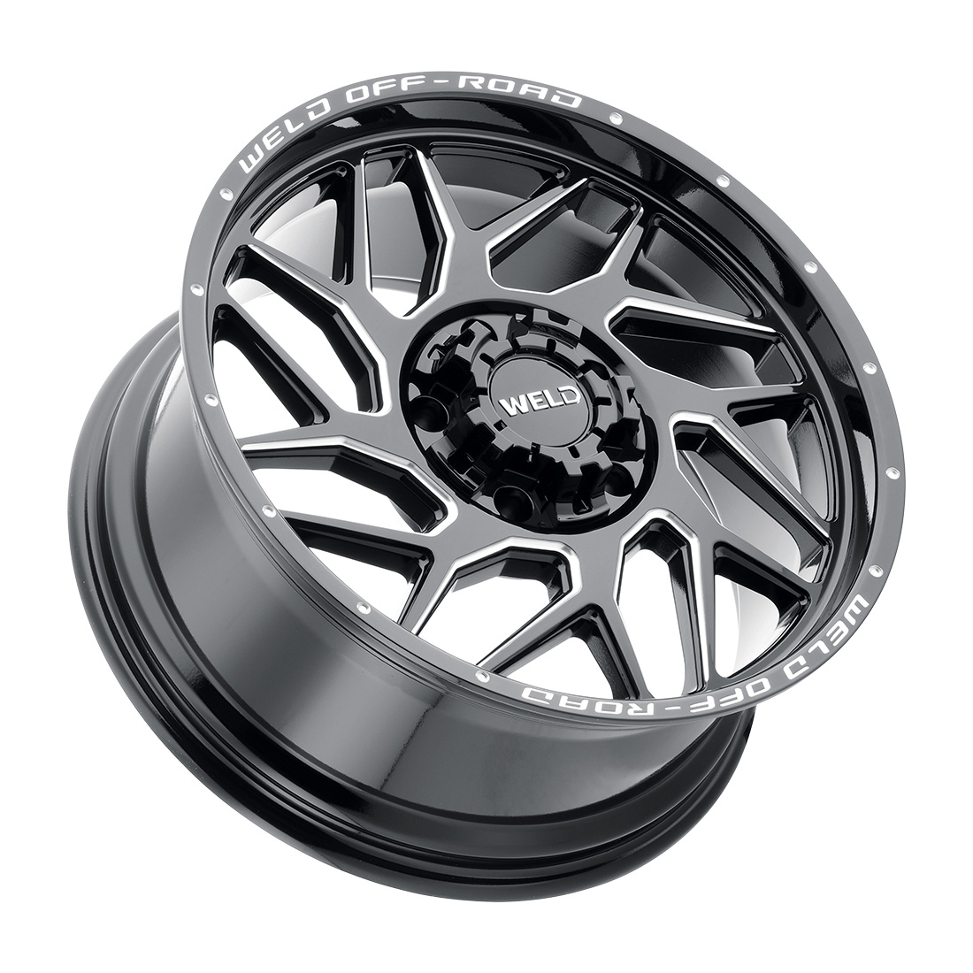 WELD Off-Road Fulcrum 20X9 +0 Gloss Black Milled