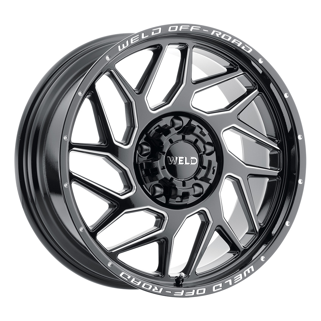 WELD Off-Road Fulcrum 20X9 +0 Gloss Black Milled