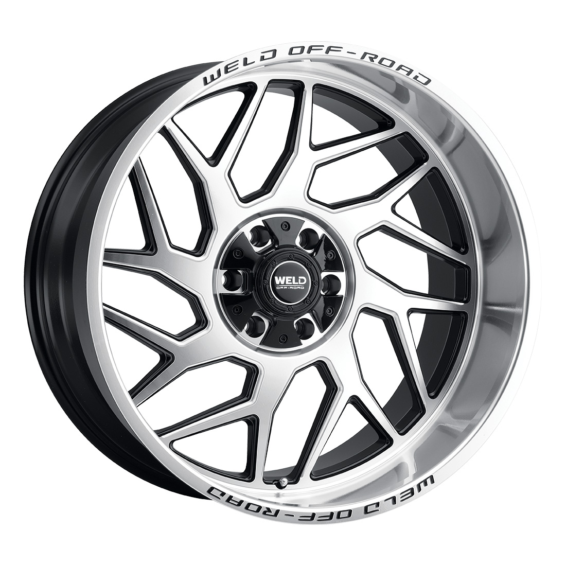 WELD Off-Road Fulcrum 20X12 -44 Gloss Black Machined