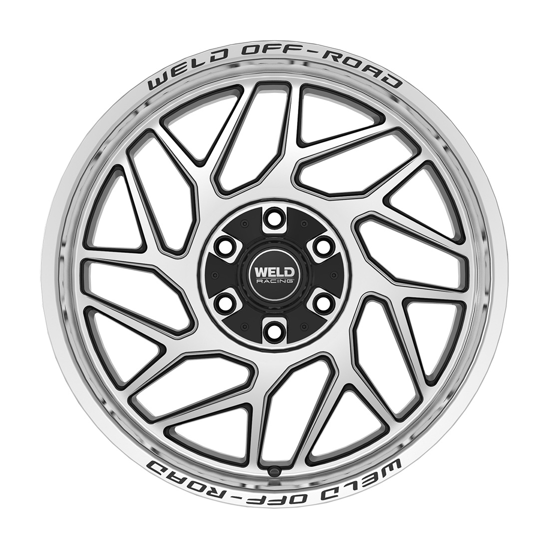WELD Off-Road Fulcrum 20X9 +0 Gloss Black Machined