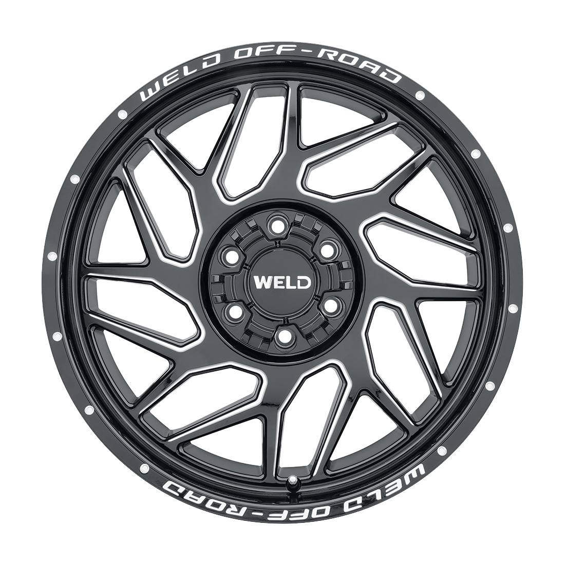 WELD Off-Road Fulcrum 20X9 +20 Gloss Black Milled