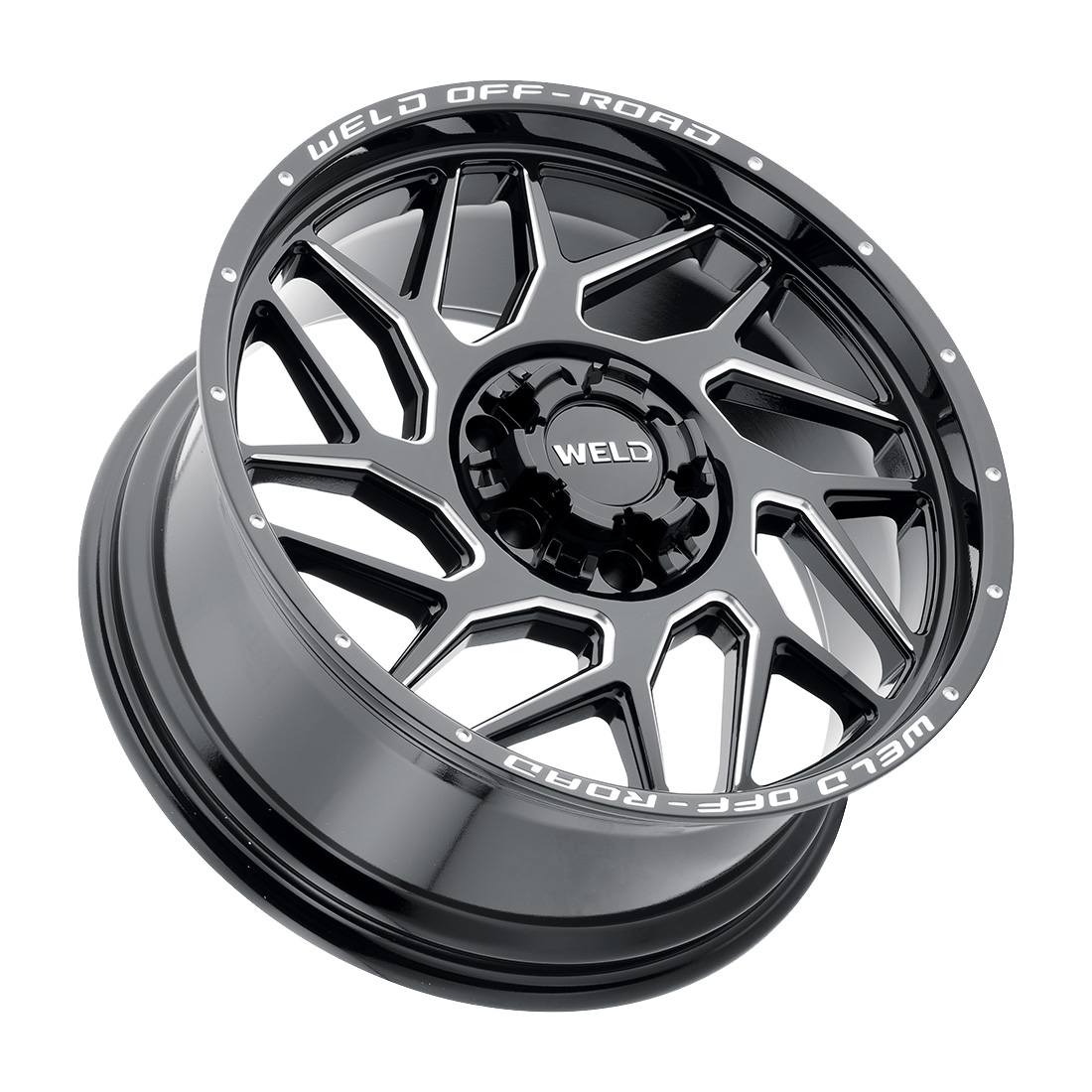 WELD Off-Road Fulcrum 20X9 +0 Gloss Black Milled