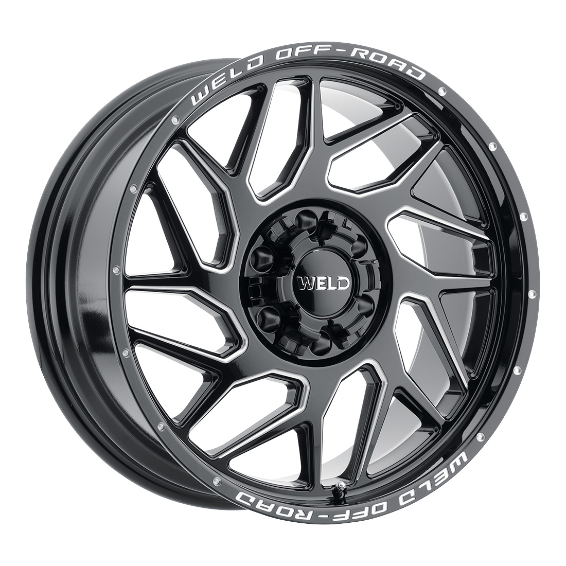 WELD Off-Road Fulcrum 20X9 +20 Gloss Black Milled