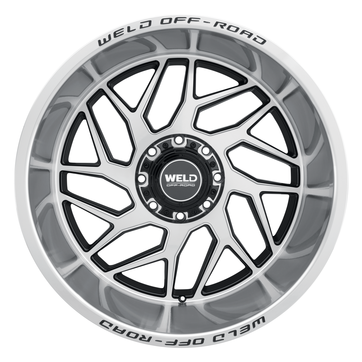 WELD Off-Road Fulcrum 22X12 -44 Gloss Black Machined