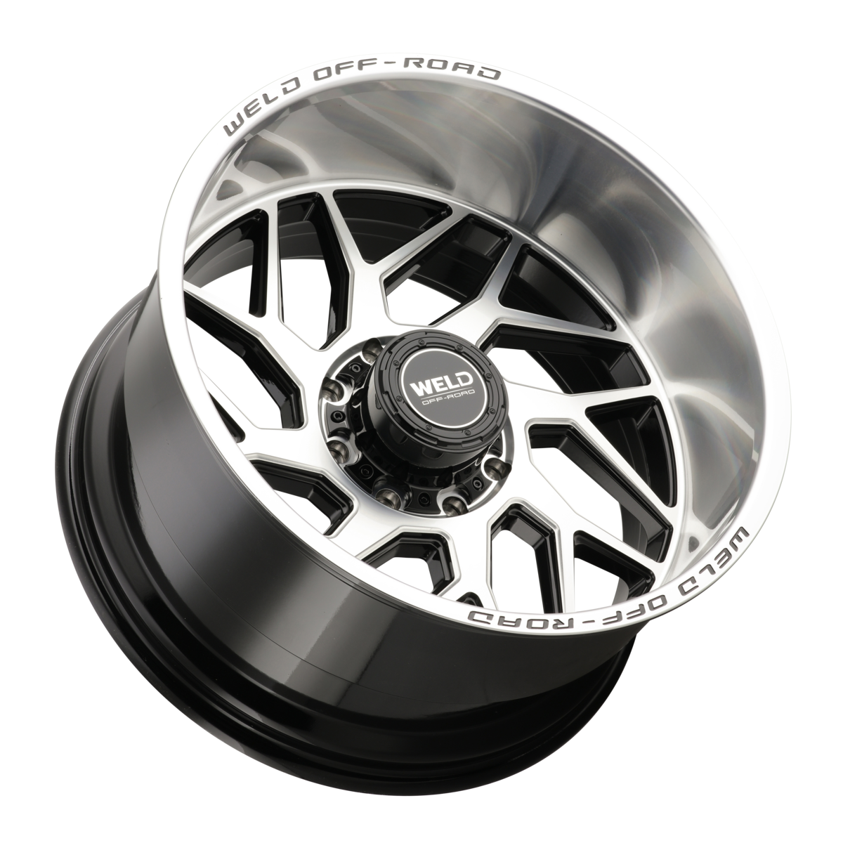 WELD Off-Road Fulcrum 22X12 -44 Gloss Black Machined