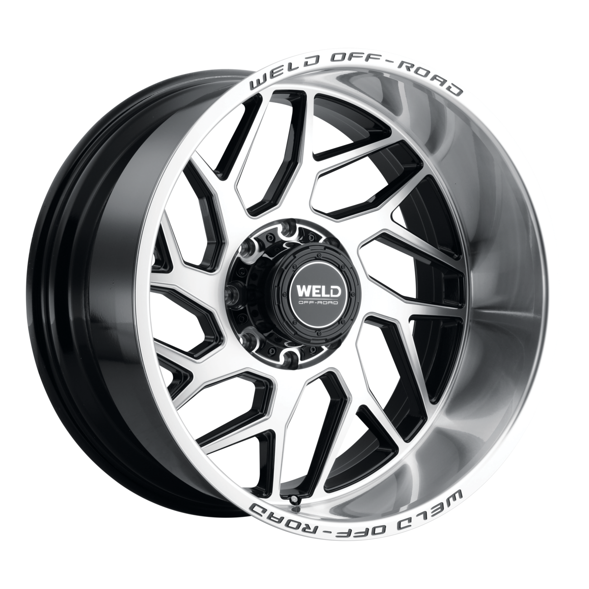 WELD Off-Road Fulcrum 22X12 -44 Gloss Black Machined