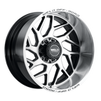 WELD Off-Road Fulcrum 22X12 -44 Gloss Black Machined