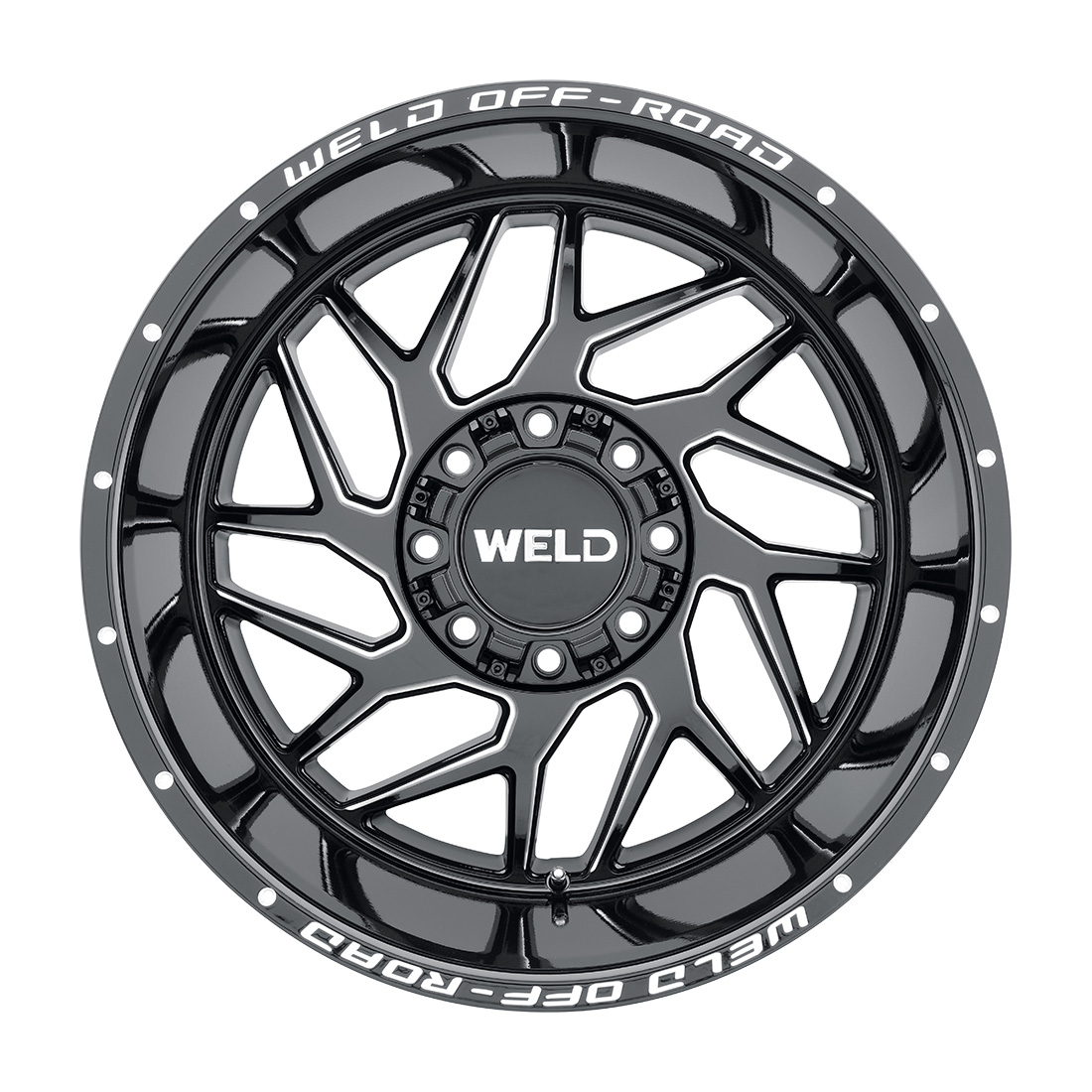 WELD Off-Road Fulcrum 20X10 -18 Gloss Black Milled