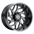 WELD Off-Road Fulcrum 22X10 -18 Gloss Black Milled