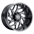WELD Off-Road Fulcrum 22X12 -44 Gloss Black Milled
